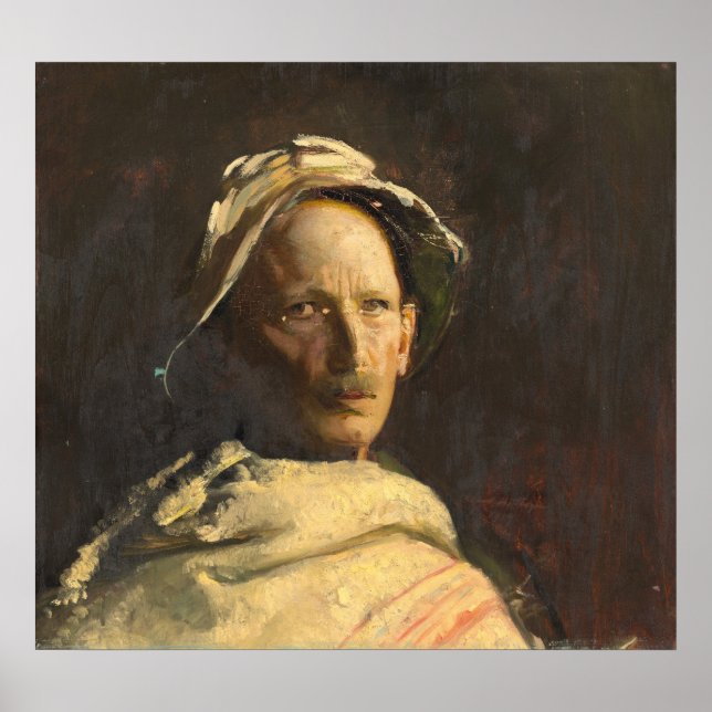 Self-Portrait - Abbott Thayer Fine Art Poster (Front)