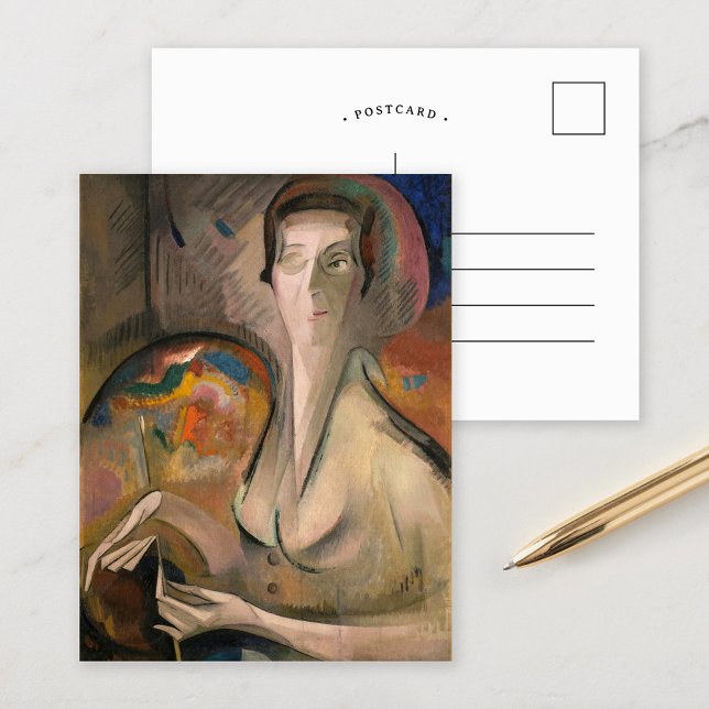 Self Portrait | Alice Bailly Postcard (Creator Uploaded)
