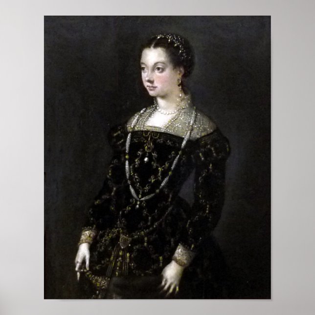 Self Portrait -  Anguissol Sofonisba - Circa 1559 Poster (Front)