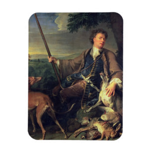 Self Portrait as a Hunter, 1699 (oil on canvas) Magnet