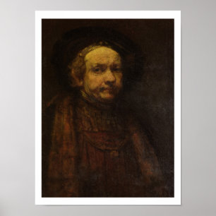 Self Portrait as an Old Man, c.1664 (oil on canvas Poster