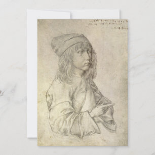 Self Portrait at Age 13 by Albrecht Durer Card