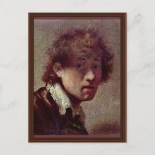 Self Portrait At An Early Age. By Rembrandt Van Postcard