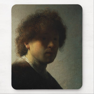 Self Portrait At An Early Age Mouse Pad