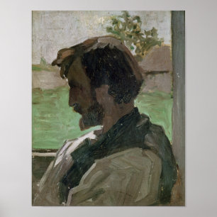 Self Portrait at Saint-Saveur, 1868 Poster