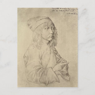 Self portrait at the age of thirteen, 1484 postcard