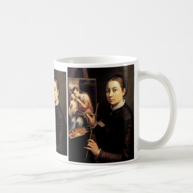 Self Portrait at the Easel Coffee Mug (Right)