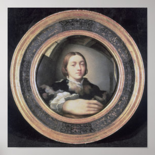 Self Portrait at the Mirror Poster