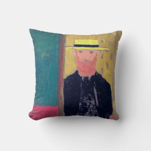 Self Portrait (Bearded Man), Edouard Vuillard Cushion