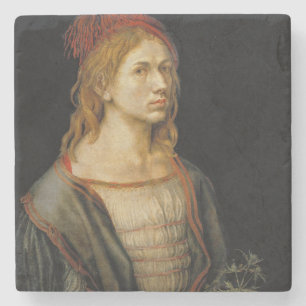 Self Portrait by Albrecht Durer 1493 Stone Coaster