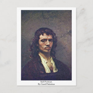 Self-Portrait. By Carel Fabritius Postcard
