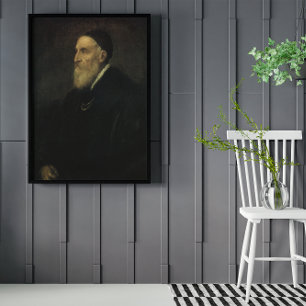 Self Portrait by Titian, Renaissance Art Poster