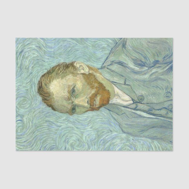 Self-Portrait by Vincent Van Gogh Tissue Paper (Front)