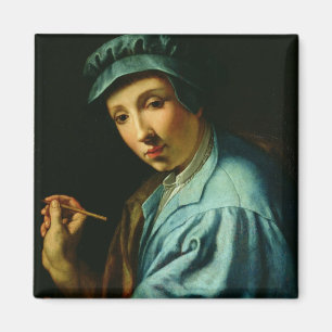 Self Portrait, c.1555 (oil on panel) Magnet