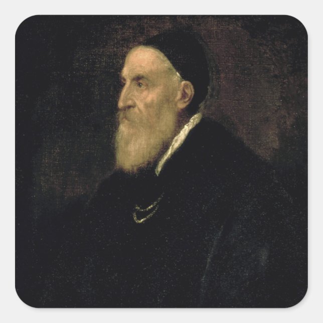Self Portrait, c.1560 Square Sticker (Front)