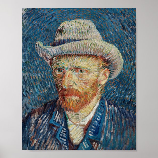 Self portrait de Van Gogh Poster (Front)
