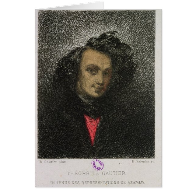 Self portrait, dressed for 'Hernani' (Front)