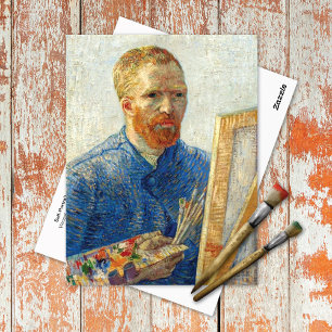 Self-Portrait Easel Vincent van Gogh Postcard