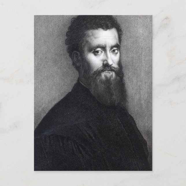 Self Portrait, engraved by Jean-Louis Potrelle Postcard (Front)