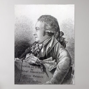 Self Portrait, frontispiece to his 'Book of Poster