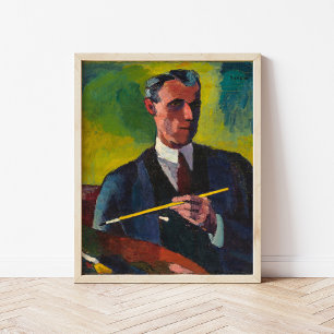 Self Portrait Henry Lyman Saÿen Poster