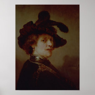 Self Portrait in Fancy Dress, 1635-36 Poster