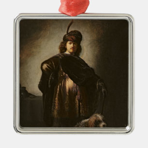 Self Portrait in Oriental Costume, 1631 Metal Ornament