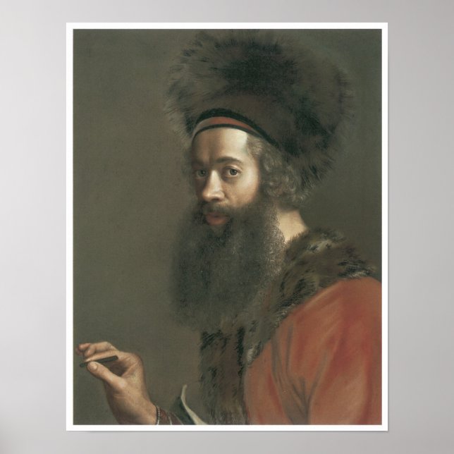 Self-Portrait, Jean-Etienne Liotard, 1744-45 Poster (Front)