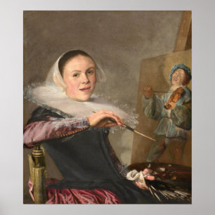 Self-Portrait - Judith Leyster Fine Art Poster