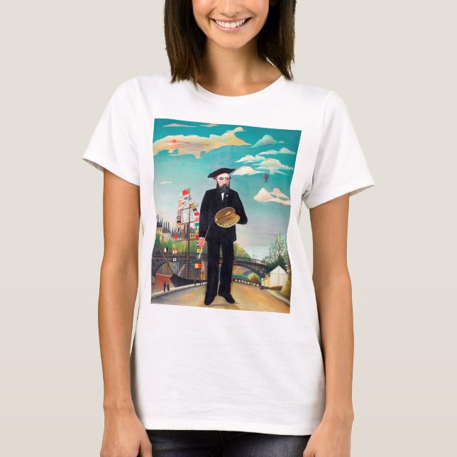 Self Portrait, Landscape, Rousseau T-Shirt (Front)