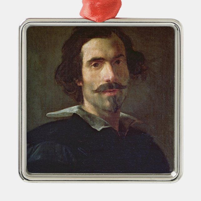 Self Portrait Metal Ornament (Front)