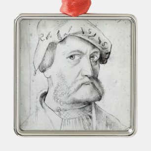 Self Portrait Metal Ornament