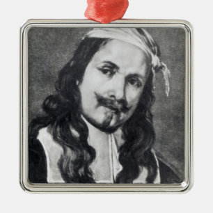 Self-portrait Metal Tree Decoration