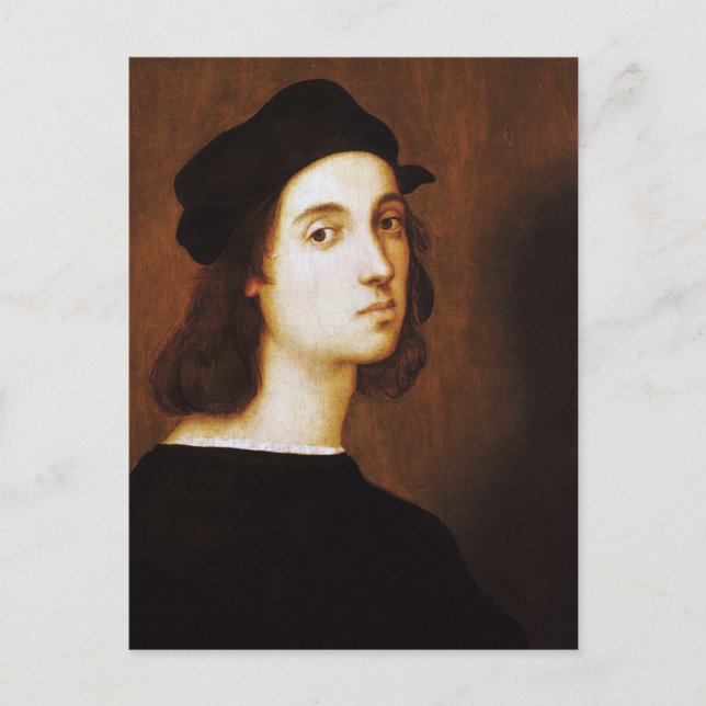 Self-portrait of great Italian painter Raphael Postcard (Front)