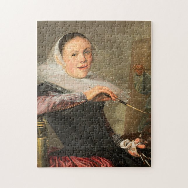 Self-Portrait of Judith Leyster Jigsaw Puzzle (Vertical)