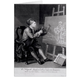 Self Portrait Painting the Comic Muse