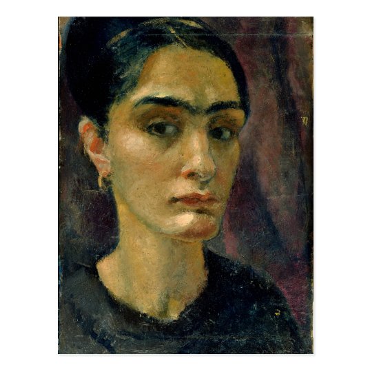 Self portrait postcard