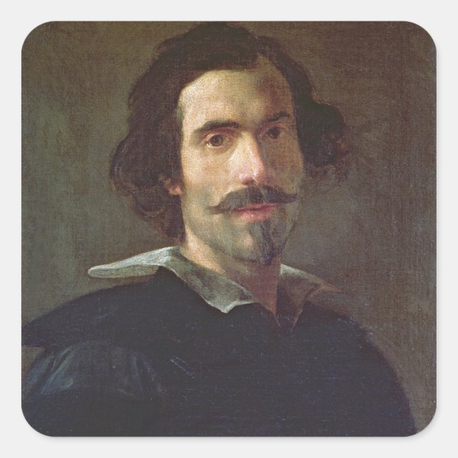 Self Portrait Square Sticker (Front)