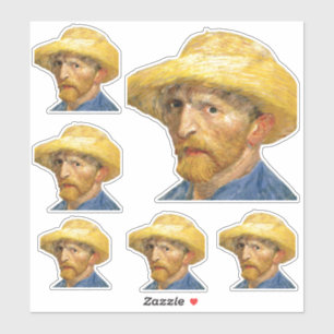 Self-Portrait Straw Hat by Van Gogh, Fine Art
