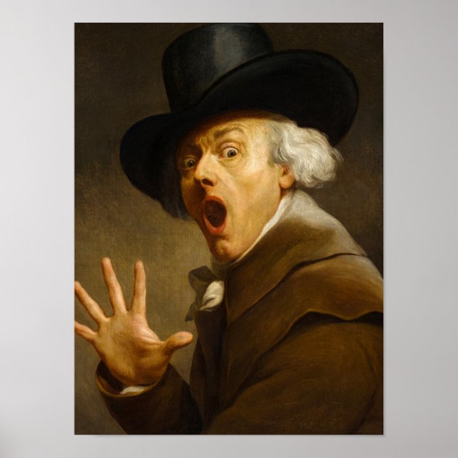 Self-Portrait, The Surprise by Joseph Ducreux Poster (Front)