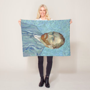 Self-Portrait, Vincent van Gogh, 1889 Fleece Blanket