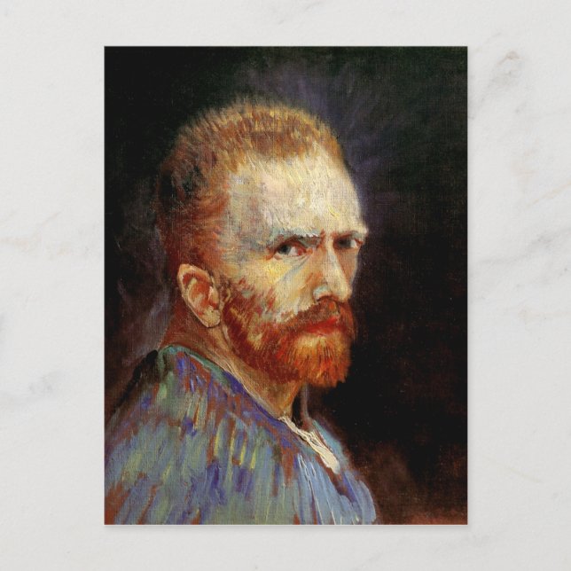 Self-Portrait, Vincent van Gogh Fine Art Postcard (Front)