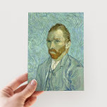 Self-Portrait | Vincent van Gogh Postcard<br><div class="desc">Self-Portrait (1889) by Dutch post-impressionist artist Vincent Van Gogh. Van Gogh often used himself as a model for practicing figure painting. This was the last of his many self-portraits,  painted only months before his death. 

Use the design tools to add custom text or personalise the image.</div>