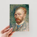Self-Portrait | Vincent van Gogh Postcard<br><div class="desc">Self-Portrait | Original artwork by Dutch post-impressionist artist Vincent van Gogh. Van Gogh often used himself as a model for practicing figure painting and painted over 30 self-portraits during his career.

Use the design tools to add custom text or personalise the image.</div>