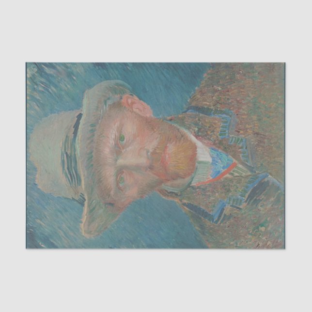 Self-portrait, Vincent van Gogh Tissue Paper (Front)