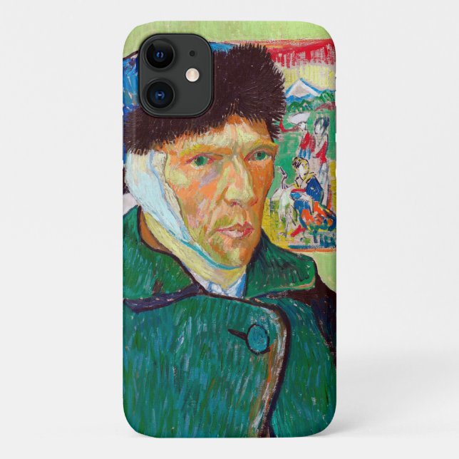 Self-Portrait With a Bandaged Ear, Van Gogh Case-Mate iPhone Case (Back)