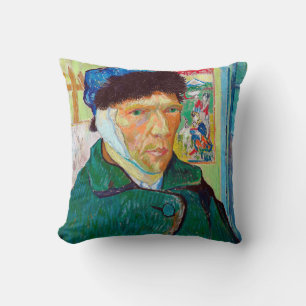Self-Portrait With a Bandaged Ear, Van Gogh Cushion
