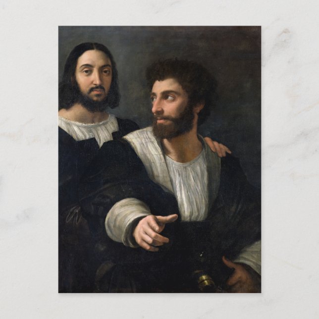 Self Portrait with a Friend Postcard (Front)