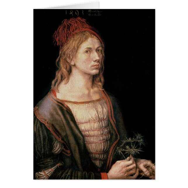 Self Portrait with a Thistle, 1493 (Front)