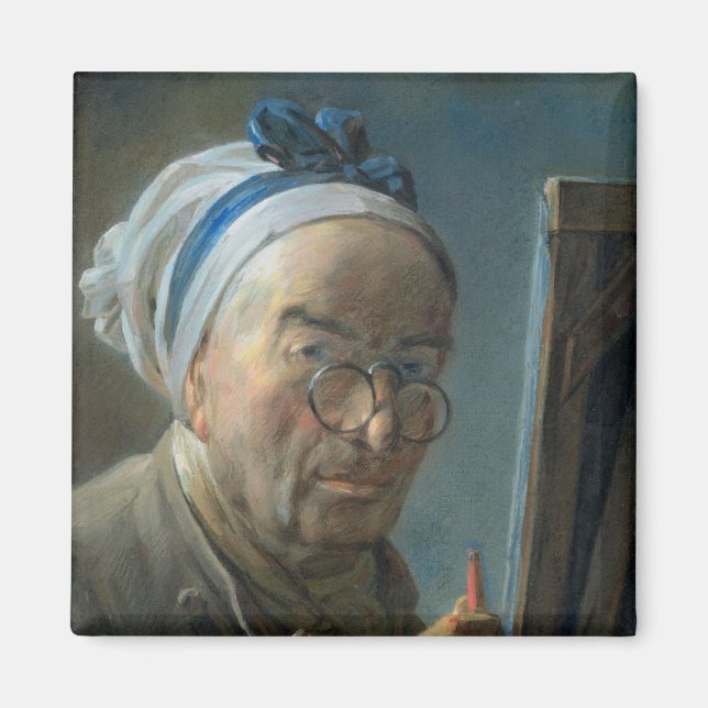 Self Portrait with an Easel, c.1775-79 Magnet (Front)